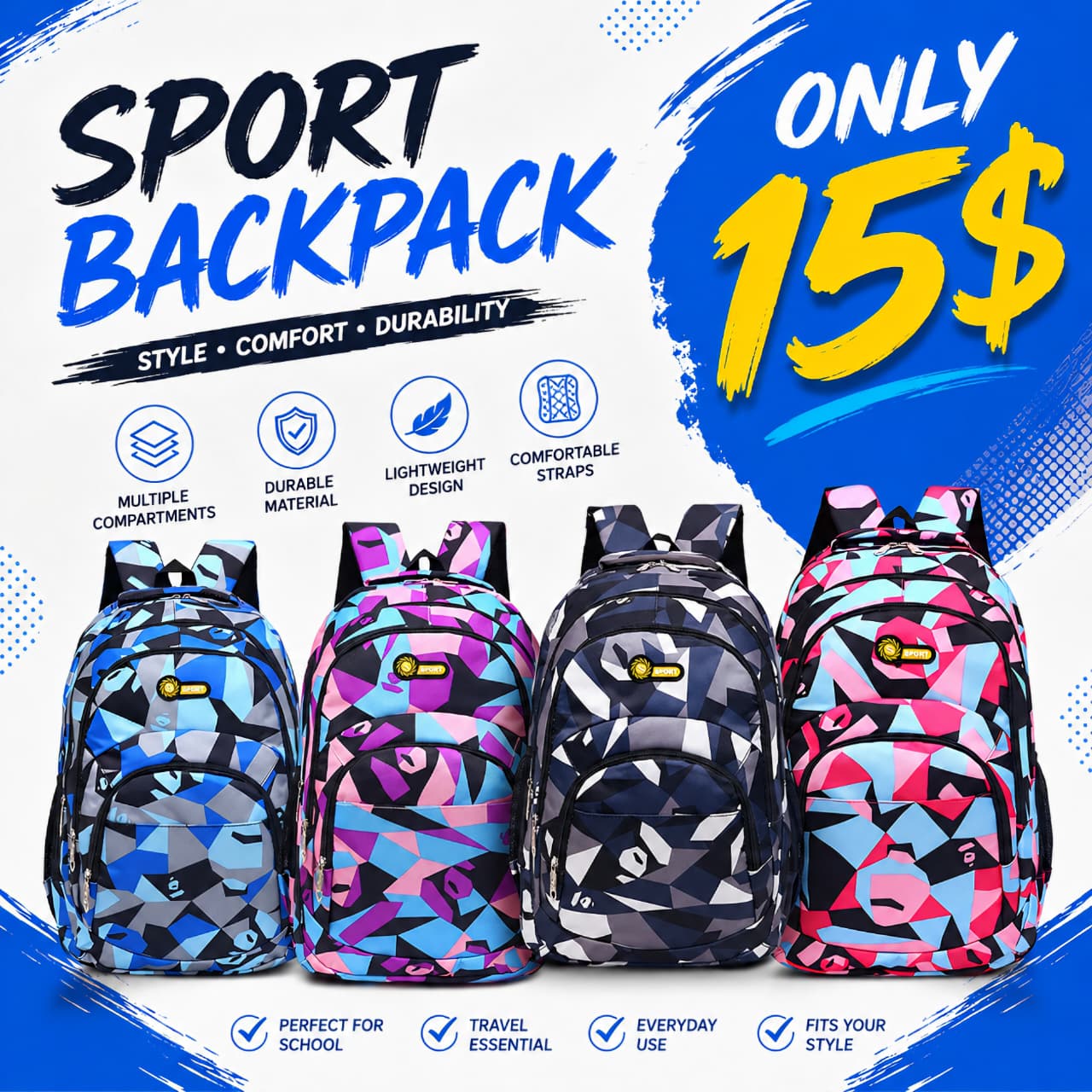 Back to school backpacks